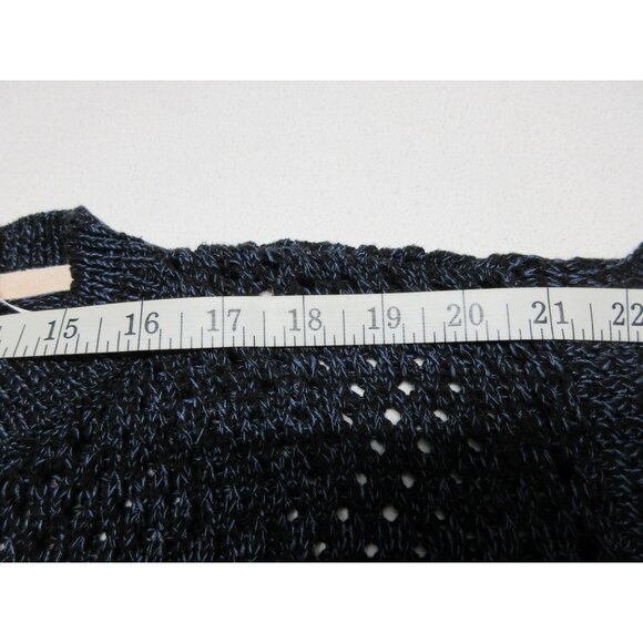 Victoria's‎ Secret women's linen blend boat neck open knit pullover sweater M - Picture 11 of 13